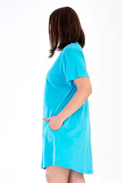 VİENETTA Short Sleeve Cotton Nightgown - Women's Plus Size, 301032