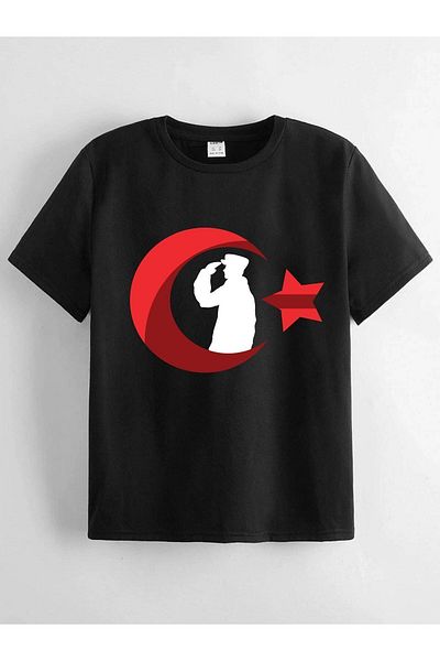 VASK Unisex Comfortable Cotton Printed Children's T-shirt