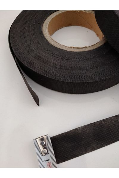 RSHOMERS 2.5 cm 25 Meters Black Color Piping Interlining 80Gr. Interlining Decorative Strip Hobby Material