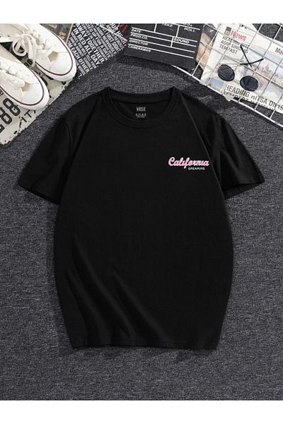 MODADEER Unisex Pink California Oversize Tshirt