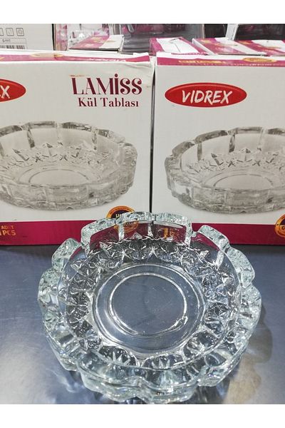 Vidrex Lamiss Crystal Luxury Glass Ashtray & Glass Ash Tray
