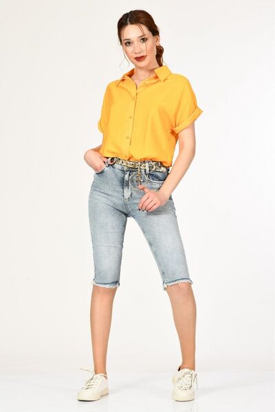 What's Up Φούντα Whatsup Denim Capri