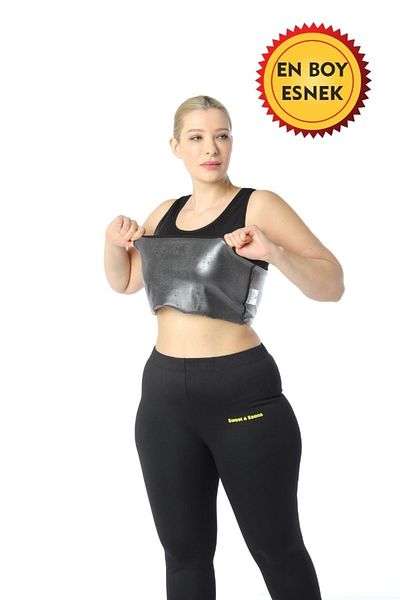 Sweet Sauna Sauna Thermal Athlete Top And Tights Double Exercise And Sports Tracksuit