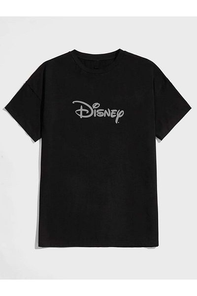 VASK Unisex DISNEY Printed Oversize T-Shirt