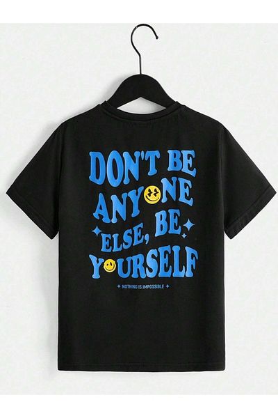 VASK Unisex Comfortable Cotton Anyone Printed Children's T-shirt