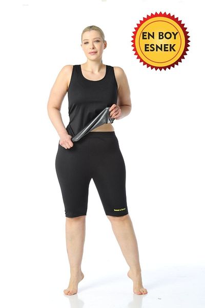 Sweet Sauna Sauna Thermal Atlet și pantaloni scurți Set dublu de exerciții și sport