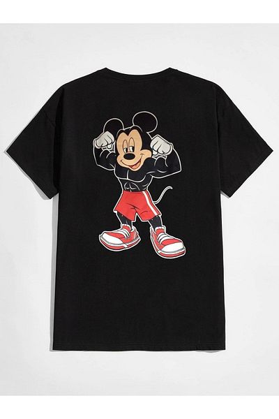 VASK Unisex DISNEY Printed Oversize T-Shirt