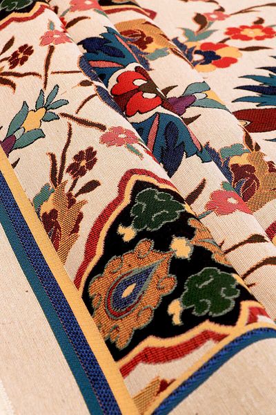Bursa İpek Yellow Tile Patterned Tapestry - Prayer Rug
