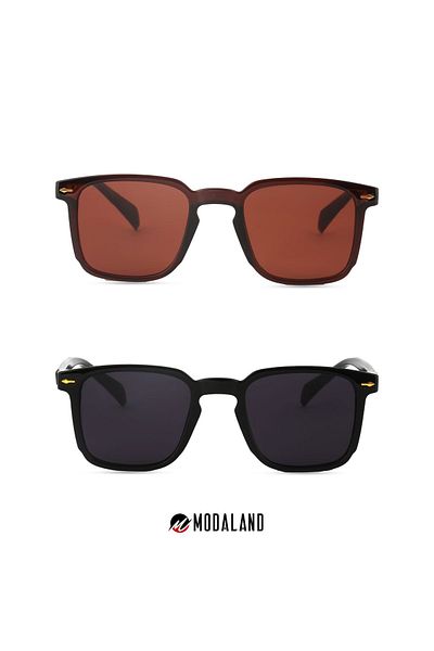ModaLand New Unisex 2-Piece Deal Set - Women's and Men's Sunglasses