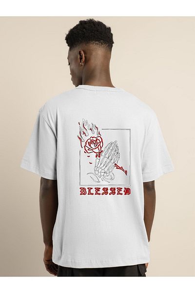 MODADEER Unisex Μπλούζα Blessed Oversize