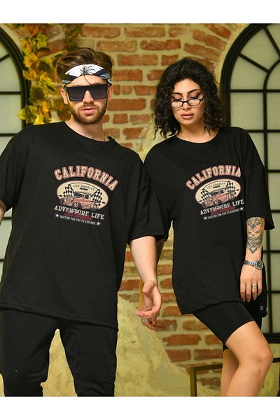 MODADEER Unisex California Oversize Tshirt