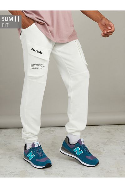 Styli Slim Fit Cargo Jogger with Elasticated Hem