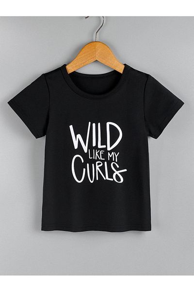 VASK Unisex Comfortable Cotton Wild Like Printed Children's T-shirt
