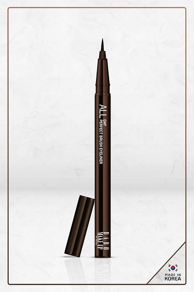 Dabo Korean Eyeliner - Make Up All Day Perfect Brush, Brown 0.5g
