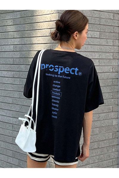 VASK Unisex PROSPECT Μπλουζάκι με στάμπα Oversize