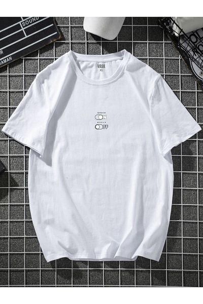 MODADEER Unisex On Off Oversize Tshirt