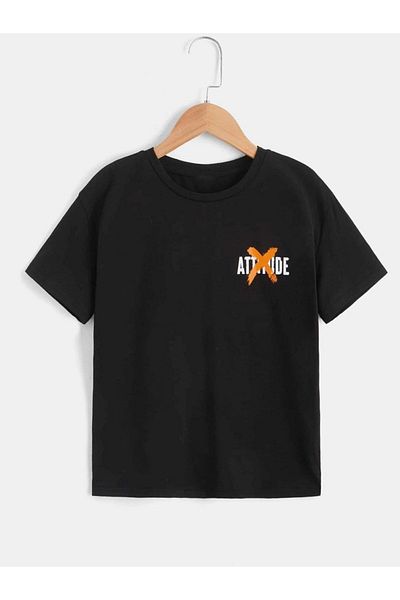 VASK Unisex Comfortable Cotton Motivated Printed Children's T-shirt