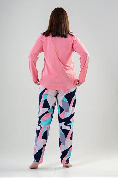 VİENETTA Kadın Büyük Beden Uzun Kol Pijama Takım
, 203167