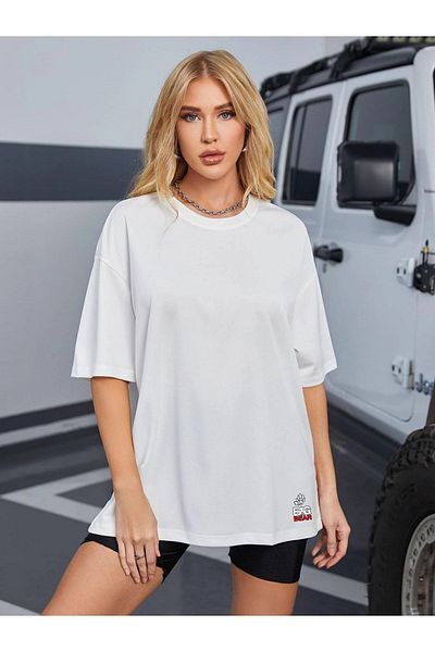 VASK Unisex BIG BEAR Μπλουζάκι με στάμπα Oversize