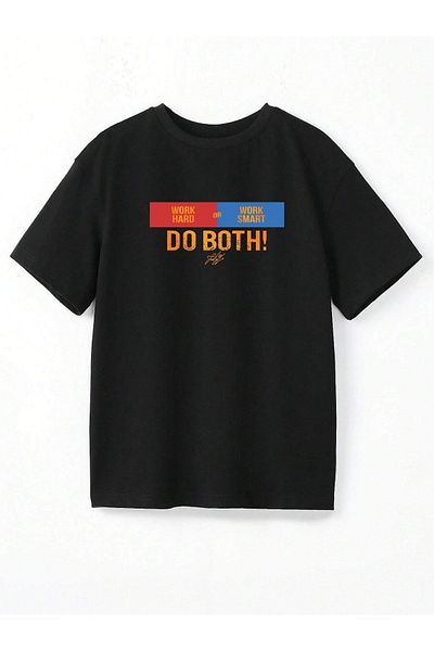VASK Unisex ΚΑΝΕΤΕ ΤΟ ΔΟΥΧΟΥΣΤΕ ΑΥΤΟ! Τυπωμένο μπλουζάκι Oversize
