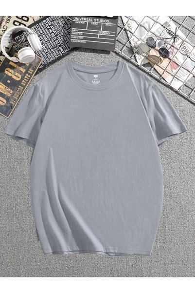 MODADEER Unisex Campaign Plain Basic Oversize T-shirt