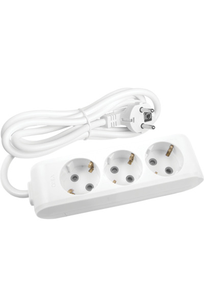 VİKO Viko 90113302 Multi-Let 3Lü Priz Çocuk Korumalı Topraklı 2 Metre Kablolu...