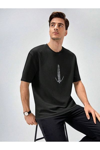 VASK Unisex STREAM COLYN Μπλουζάκι με στάμπα Oversize