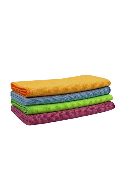 GÜZELYÜZ AVM Mikrofiber Temizlik Bezi 4'lü Paket (30x30)