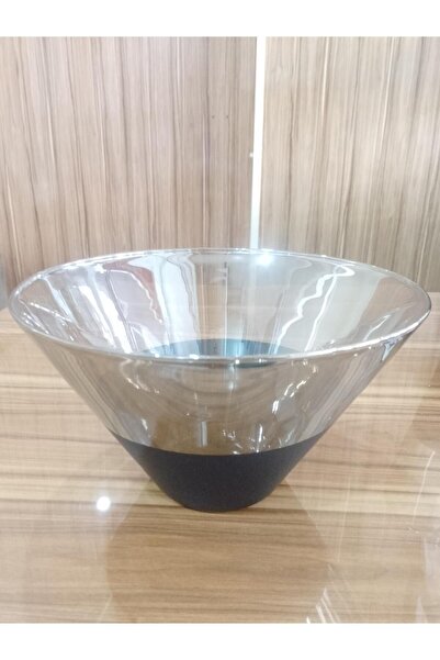 Candle Vase Μεσαίου μεγέθους - Κωνικό γυάλινο βάζο με επιμετάλλωση τιτανίου