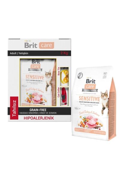 Brit Care Sensitive Delicate Somonlu Tahılsız Hassas Kedi Maması 2 Kg