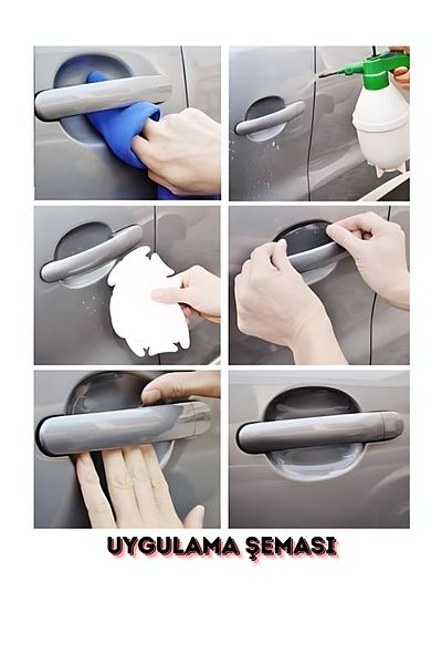 Vekorr 8 ΤΕΜ Προστατευτική μεμβράνη λαβής πόρτας αυτοκινήτου κατά των γρατσουνιών