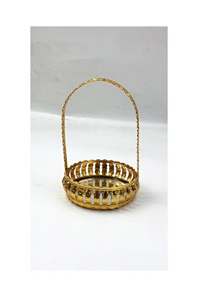 farklı evim وعاء قهوة معدني فاخر بنمط ميلتم للحلوى التركية + وعاء سكر (6 قطع)