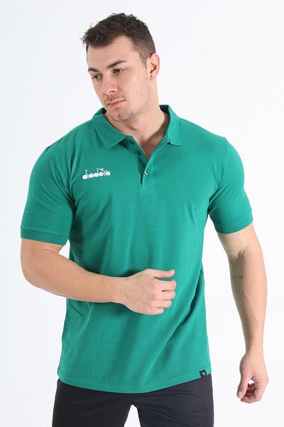 Diadora Liv Camp Polo T-shirt Πράσινο