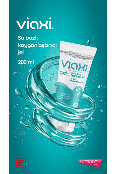 Viaxi Glide Doğal Kayganlaştırıcı Jel Doğallığın Rahatlatıcı Dokunuşu 200 ml X 2 Adet 🌿