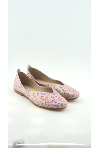 VİNİCCİ AYAKKABI BEJ  RENKLİ DESENLİ BABET