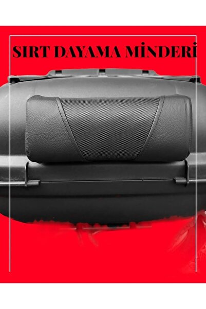 Motosiklet Topcase Çanta Sırt Dayama Minderi Universal Premium Cırtlı Model ÇANTA SIRT DAYAMA