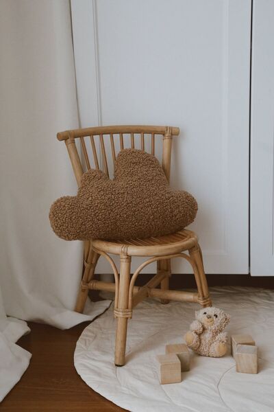 DERY BABY -teddy Bulut Yastık( 45-35) Cm- Camel