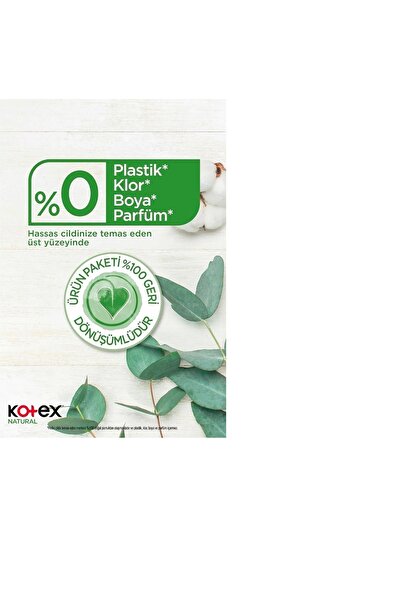 Kotex Natural Normal Hijyenik Ped 20'li 4 Adet