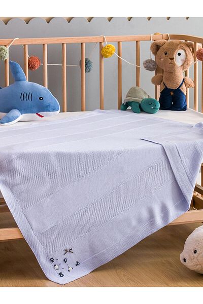 LC Waikiki Lcw Baby - Embroidery Detailed Baby Girl Blanket