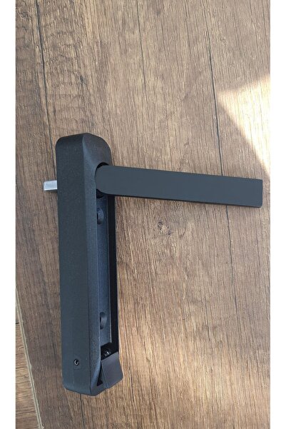 AZRAYAPI Cam Balkon Açma Kolu - Push Kolu  Siyah (1 Adet)