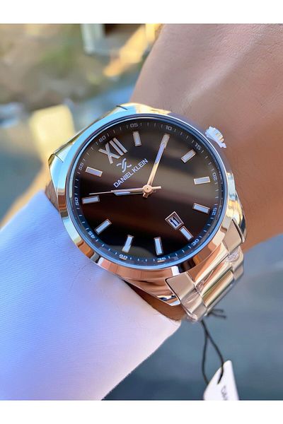 Daniel Klein Silver Color Men's Steel Watch