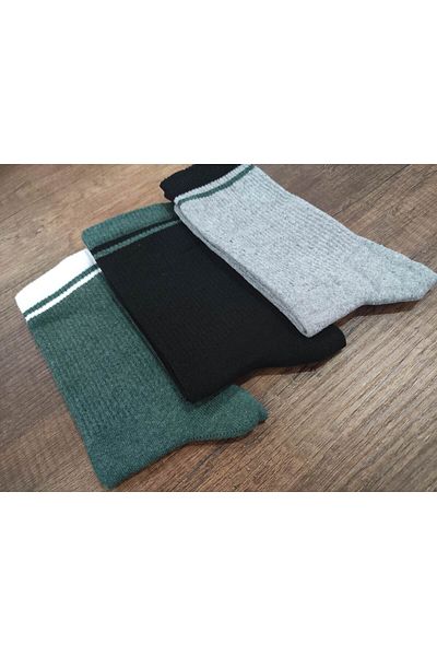erceys 3 Pairs of Quality Unisex Tennis Cotton Socks