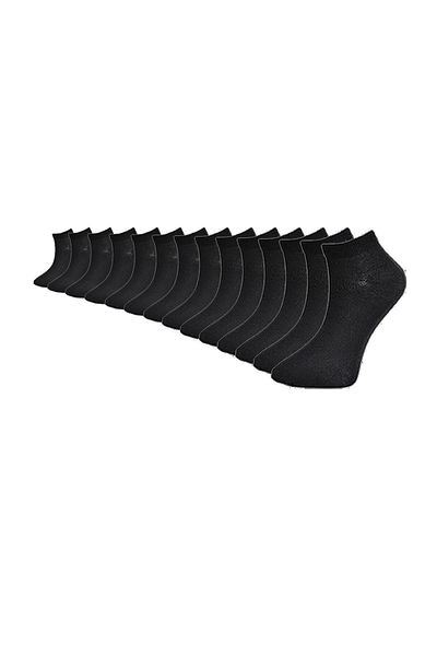 BabyLimon Unisex Μαύρες κάλτσες αστραγάλου 14 τμχ