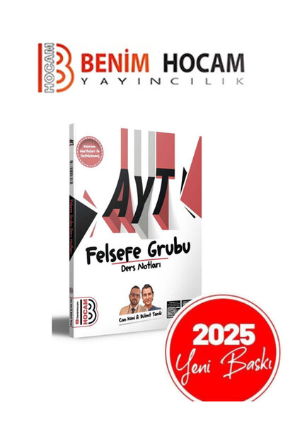 Benim Hocam Yayınları 2025 AYT Felsefe Grubu Ders Notları
