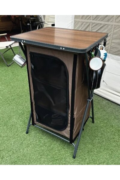 NURGAZ CAMPOUT TEK KAPILI KAMP MUTFAĞI