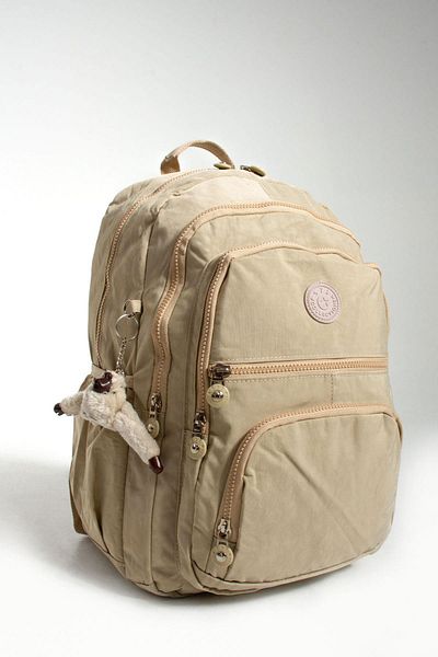 DUOMİNO Σακίδιο πλάτης Beige Clinker - Crinkle Water Resistant, Large Size, 15.6 High School Travel School Bag