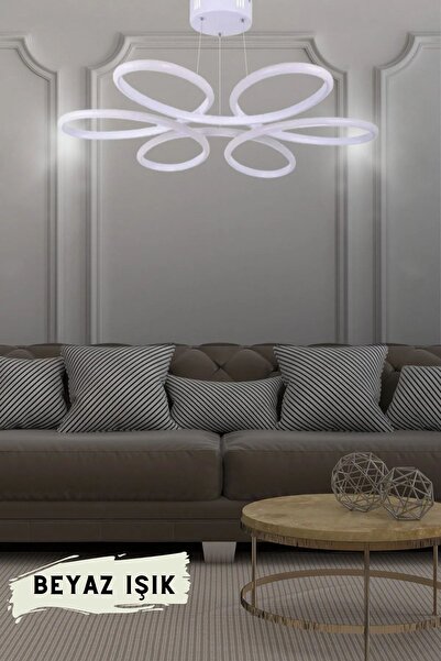 Paris Aydınlatma Papatya Model Beyaz Kasa Led Tavan Lambası,modern Aydınlatma...