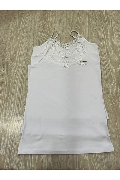 ek bykuzeylingerie 3-Piece Lycra Women's Combed Cotton Undershirt - Rope Strap