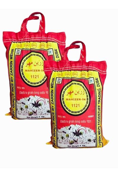 Mahizer-in 10 kg mahizer-in İri taneli basmati pirinç. 1121 grain sella long ...