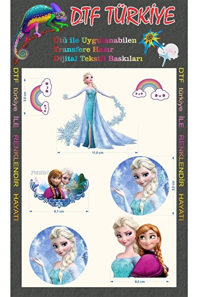 DTF BASKI -baskı-transfer Baskı-ütü-arma-yama-ütü Ile Baskı